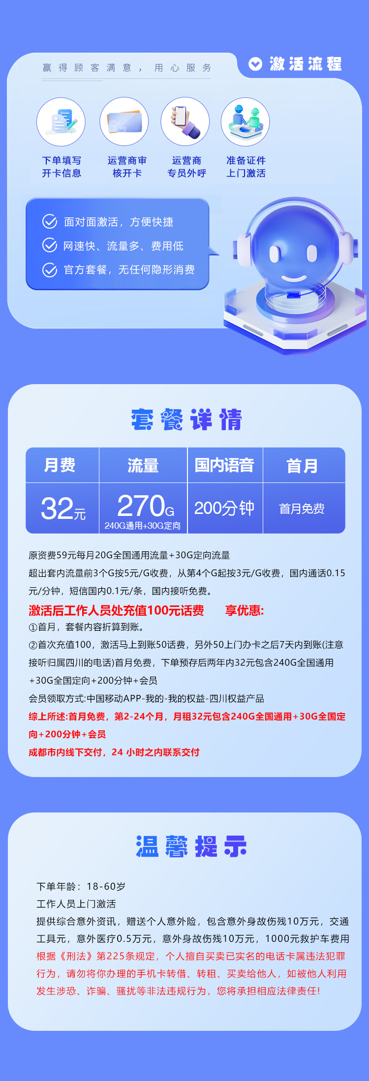 四川成都移动专属卡【32元270G+200分钟+会员】详情.jpg 四川成都移动专属卡【32元270G+200分钟+会员】详情.jpg