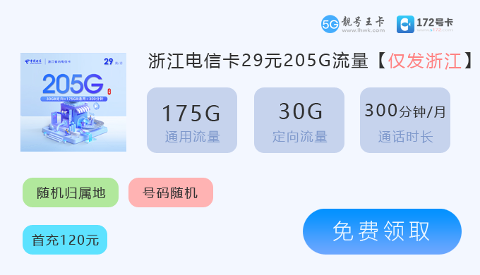 【2026年三门联通流量卡套餐申请,特惠浙江联通卡39元98G流量】图1